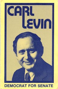 Carl Levin Democrat for Senate Political Unused 