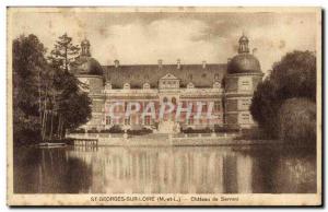 Old Postcard St Georges Sur Loire Chateau de Serrant