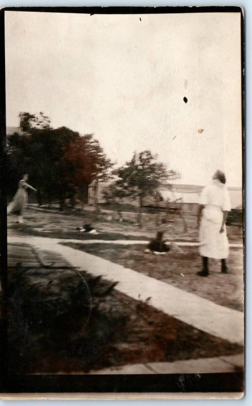 x12 MIXED LOT c1910s Outdoor People RPPC Amateur Photo Postcards Farm A175