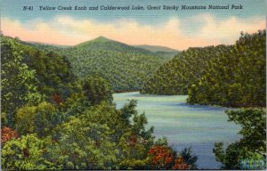 Postcard Great Smoky Mountains  - Yellow Creek Knob and Calderwood Lake