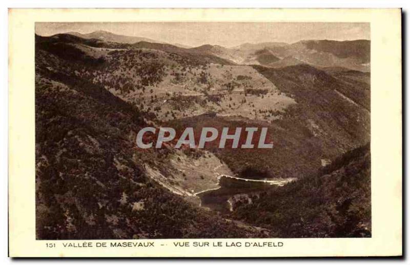 Old Postcard Vallee De Masevaux Lake View D & # 39Alfeld