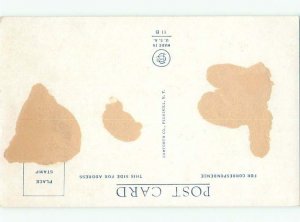 Bamforth Comic signed BRUSH AROUND NECK TO HAVE HAIR ON CHEST AB9821