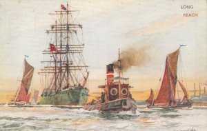LONGREACH , United Kingdom , 1920-30s ; Tugboat & sailing Vessels