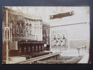 Sussex HOVE St Patricks Church Interior - Old RP Postcard