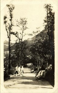 china, HONG KONG, Old Botanic Garden (1920s) RPPC Postcard