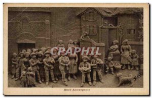 Postcard Old Noce Auvergne Auvergne Folklore Costume