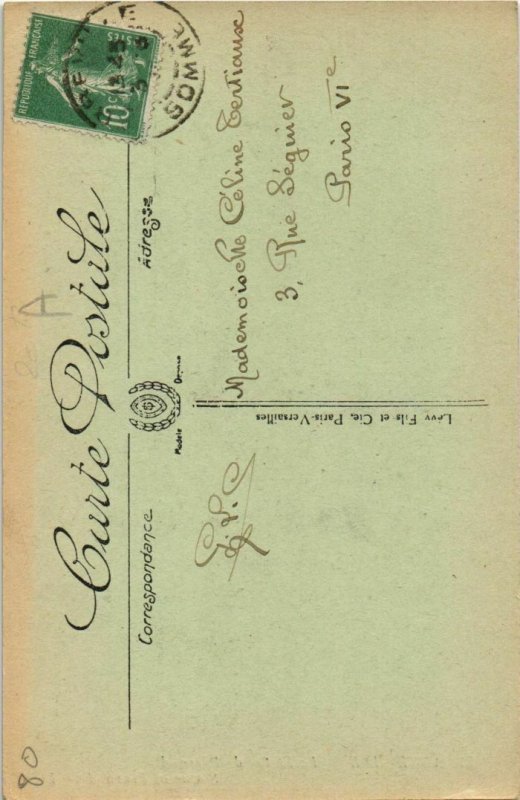 CPA ABBEVILLE Statue de Prarond (18880)