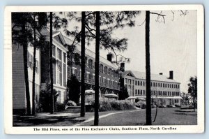 Southern Pines North Carolina NC Postcard The Mid Pines Fine Exclusive Clubs