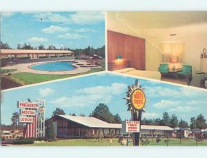 Bent Pre-1980 MOTEL SCENE Southern Pines North Carolina NC hk1567