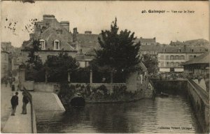 CPA QUIMPER Vue sur le Steir (143679)