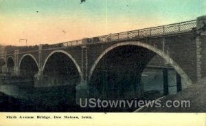 Sixth Ave Bridge - Des Moines, Iowa IA