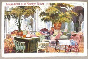 ab0194 - VINTAGE POSTCARD - ROME City: Grand Hotel de la Minerve-