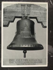 Mint 1936 Berlin Germany Olympics Bell Real Picture Postcard RPPC