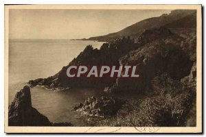 Postcard Old Trayas (Var) Les Rochers