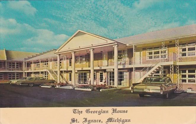 Michigan St Ignace The Georgian House 1964