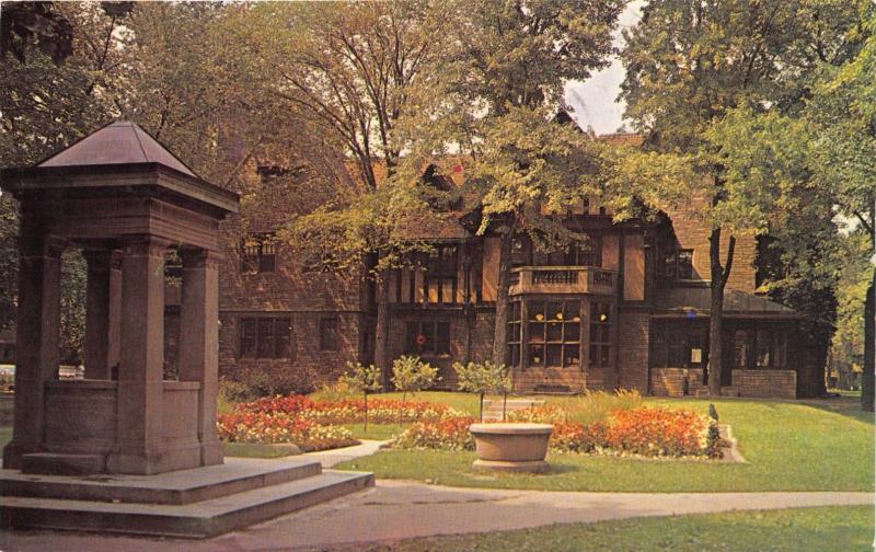 WINDSOR ONTARIO CA WILLISTEAD LIBRARY AND ART GALLERY POSTCARD 1964