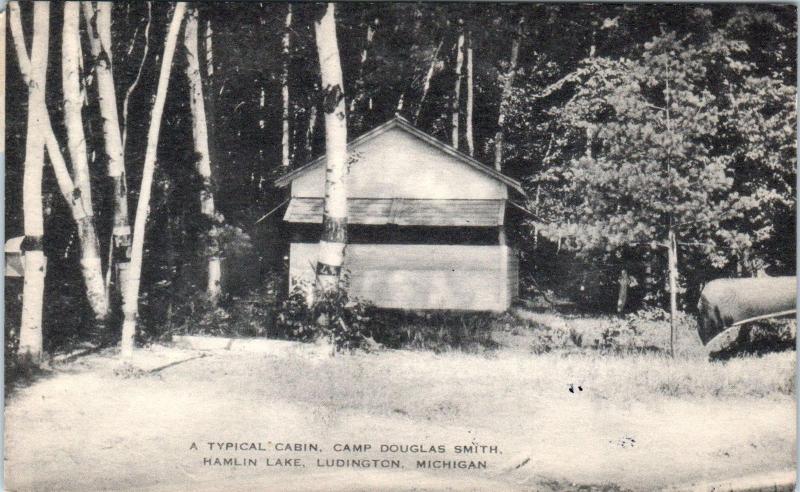 Ludington Mi Michigan Cabin Camp Douglas Smith Hamlin Lake 1963