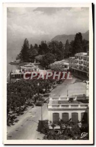 Postcard Evian Les Bains Modern Perspective On The Harbor And & # 39Hotel Alb...