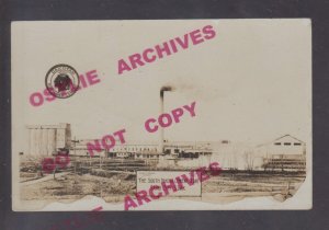 Rapid City SOUTH DAKOTA RPPC c1920 ADVERTISING Dacotah PORTLAND CEMENT Plant