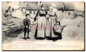 Old Postcard Smile of Morvan Jesus Christ Folklore disease