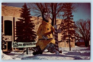 Moorhead Minnesota MN Postcard Winter Carnival Snow Sculpture Concordia c1960