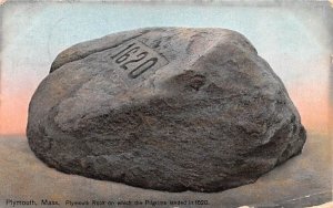 Plymouth Rock in Plymouth, Massachusetts