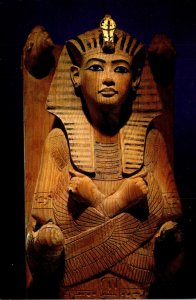 Egyptian Museum Cairo Effigy Of The King Lying On A Bier Dynasty XVIII Reign ...