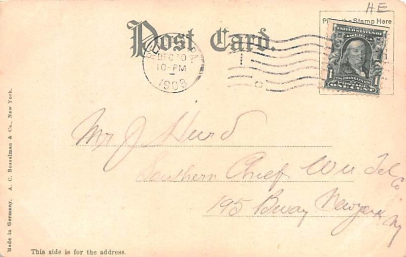 Post Office Reading, Pennsylvania, USA 1908 