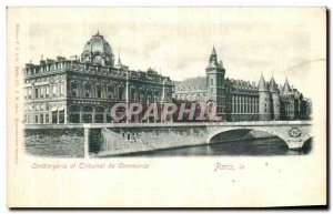 Old Postcard Paris Conciergerie and Commercial Court