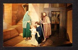 PQ Ste Anne de Beaupre Wax Museum Holy Family Quebec Religious Carte Postale