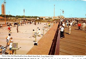 New York Long Island Jones Beach State Park Games Area and Boardwalk