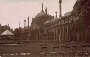 Royal Pavilion, Brighton, England, Early Real Photo Postcard, Used in 1911