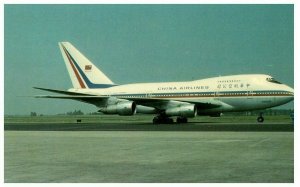 China Airlines Boeing 747SP Airplane Postcard