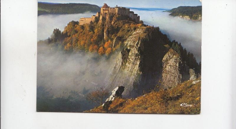 BF21453 le chateau de joux franche comte edifie au XE  france  front/back image