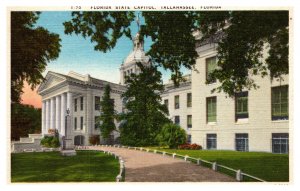 Vintage 1940s Postcard Florida State Capital, Tallahassee, Florida