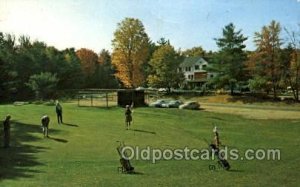 Woodbound Inn and Cottages , Jaffrey, NH, USA Golf Comic Unused light wear cl...