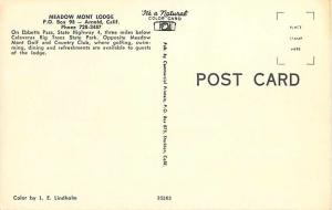 Meadow Mount Lodge Arnold California CA