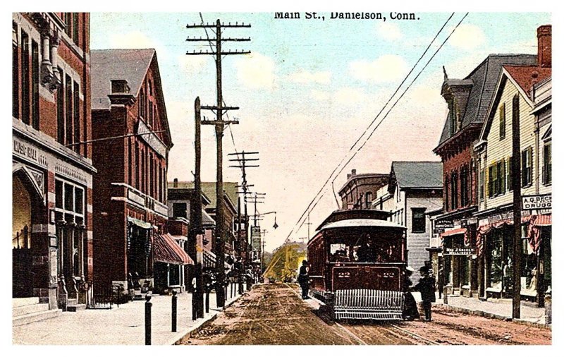 Connecticut Danielson Main Street, Trolley