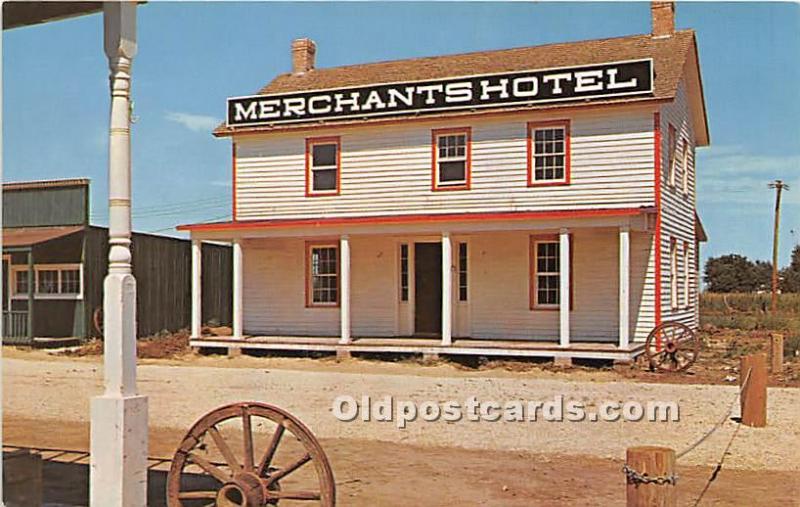 Greetings from First Cattlemen's Hotel, Merchants Hotel, Old Abilene, Kansas,...