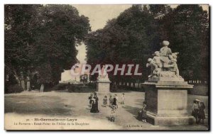 Old Postcard Saint Germain en Laye Le Rond Point audience of & # 39Allee Daup...