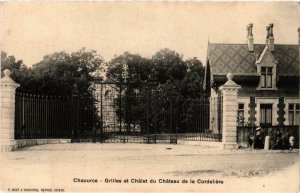 CPA Chaource- Grilles et Chalet du Chateau de la Cordeliere FRANCE (1007402)