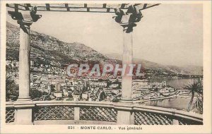 Old Postcard MONTE CARLO. - View g�n�rale