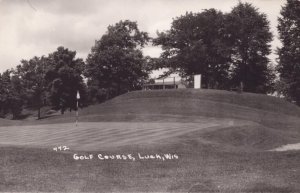 Wisconsin RPPC Real Photo Postcard - Golf Course - Luck