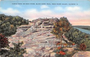 Castle Rock, Black Hawk Trial - Rock River Valley, Illinois IL