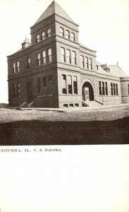 Vintage Postcard United States Post Office Building Landmark Ottumwa Iowa IA