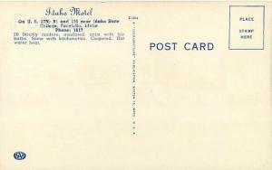 ID, Pocatello, Idaho, Idaho Motel, Colourpicture No. K1094