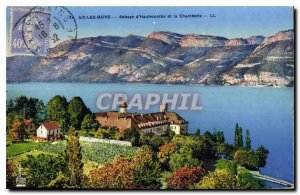 Old Postcard Aix les Bains Abbaye d'Hautecombe and Chambotte