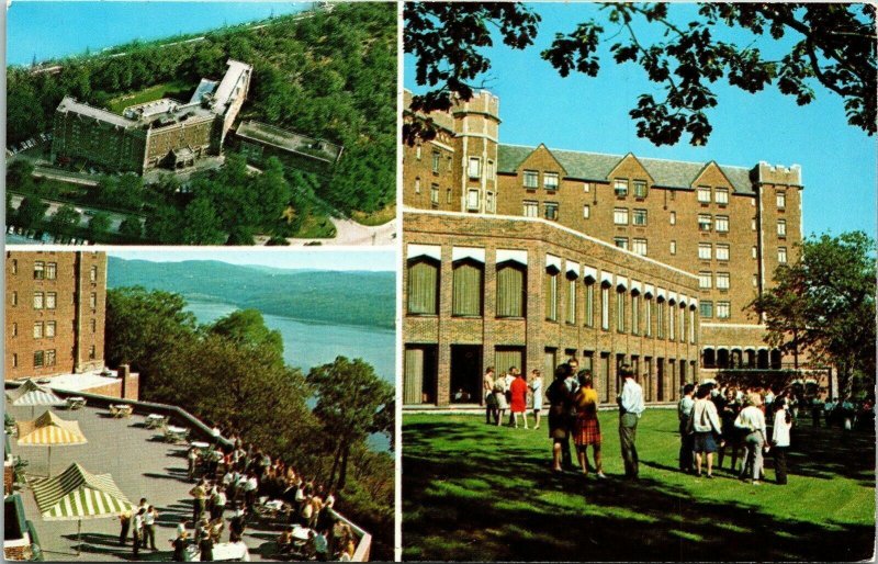 Hotel Thayer US Military Academy Multiview Postcard VTG UNP Vintage Unsued 