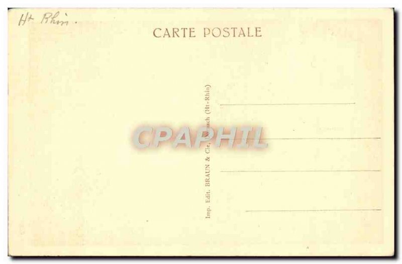 Old Postcard Guebwiller Interior De L & # 39Eglise St Leger