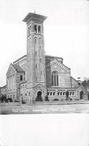 RPPC FIRST CHURCH INVERCARGILL NEW ZEALAND REAL PHOTO POSTCARD (c. 1910)